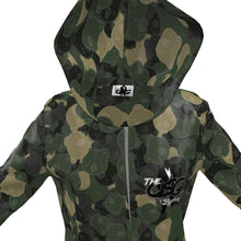 Load image into Gallery viewer, O$G Bear Camo Ladies Hooded Rain Mac
