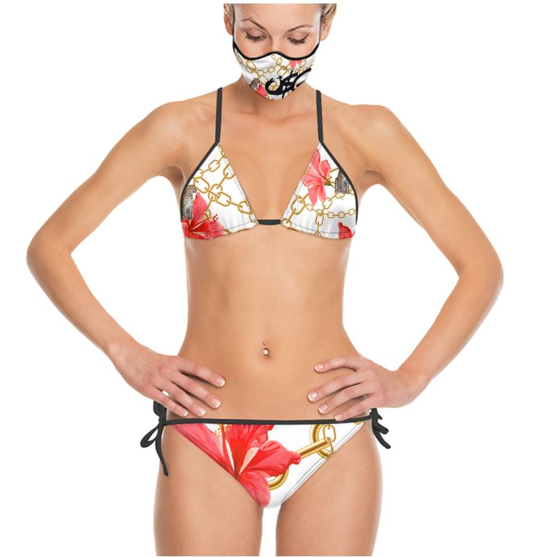 Hibiscus Chains Trikini