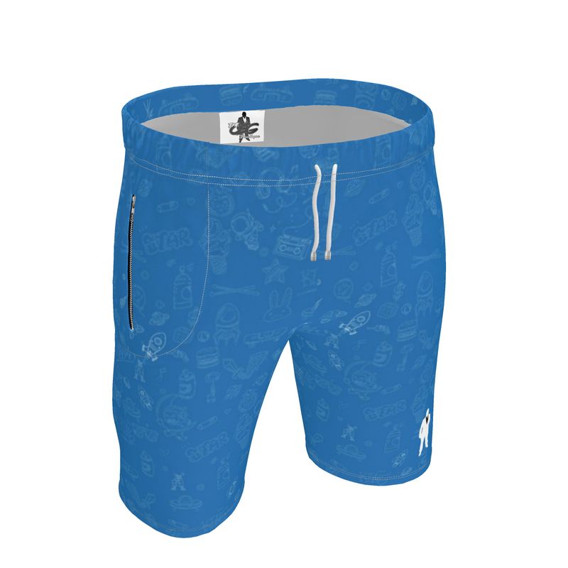 Sky Blu. Mens Deux Shorts