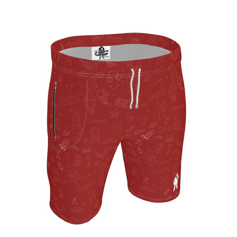 Scarlet Red Mens Shorts