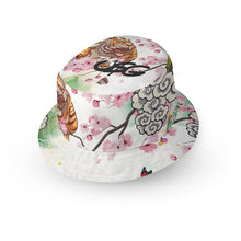 Load image into Gallery viewer, Cherry Blossoms Reversible Bucket Hat
