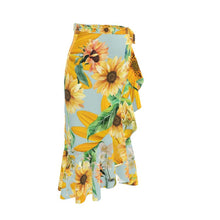 Load image into Gallery viewer, Floral Sunblast Long Flounce Skirt
