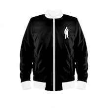 Load image into Gallery viewer, Just Black Mens Bomber Jacket
