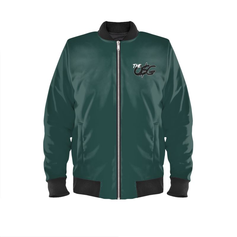 Forrest Green Mens Bomber Jacket