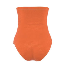 Load image into Gallery viewer, Orange Smile Shoulderless One-Piece Swimsuit
