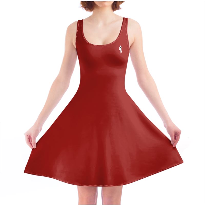 Scarlet Red O$G Skater Dress Deluxe