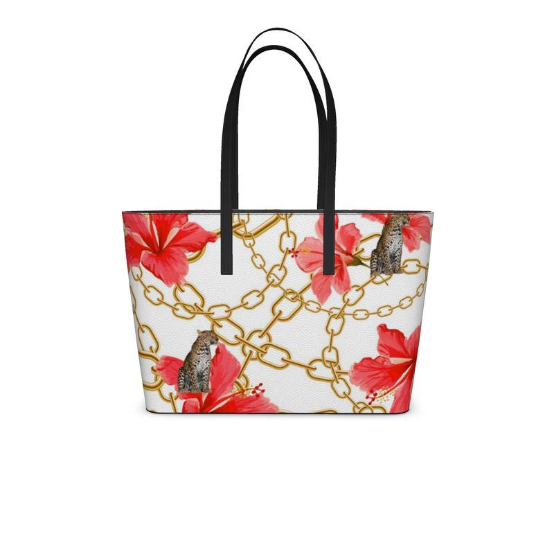 Hibiscus Chains Kika Tote Bag