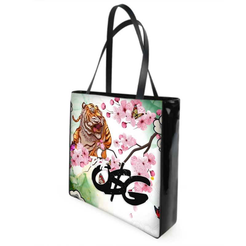 Cherry Blossoms Beach Bag