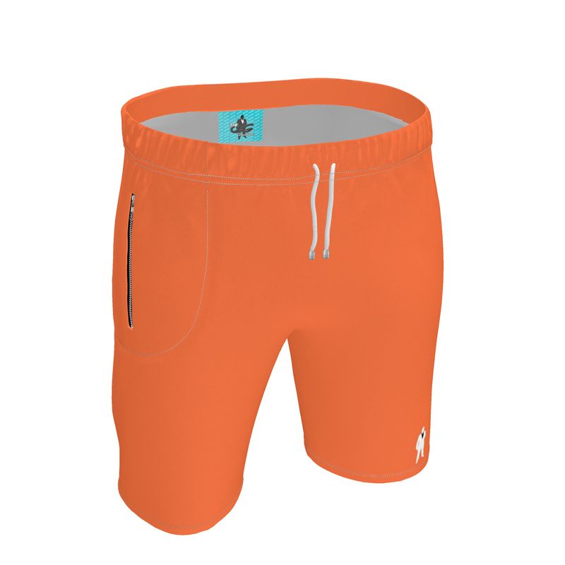 Orange Smile Mens Shorts