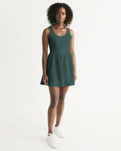 Load image into Gallery viewer, Forrest Green Skater Dress
