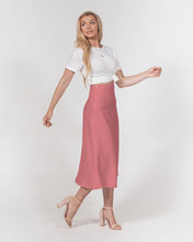 Load image into Gallery viewer, Pink Purée A-Line Midi Skirt
