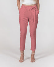 Load image into Gallery viewer, Pink Purée Belted Tapered Pants
