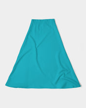 Load image into Gallery viewer, Aqua A-Line Midi Skirt
