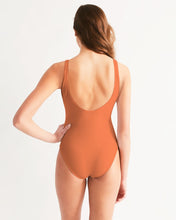 Load image into Gallery viewer, Orange Smile One-Piece Swimsuit
