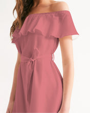 Load image into Gallery viewer, Pink Purée Off-Shoulder Dress
