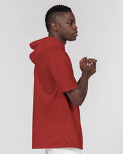 Load image into Gallery viewer, Scarlet Red Mens Short Sleeve Hoodie
