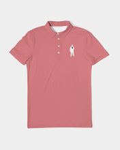 Load image into Gallery viewer, Pink Purée Polo3 Mens Slim Fit Short Sleeve Polo
