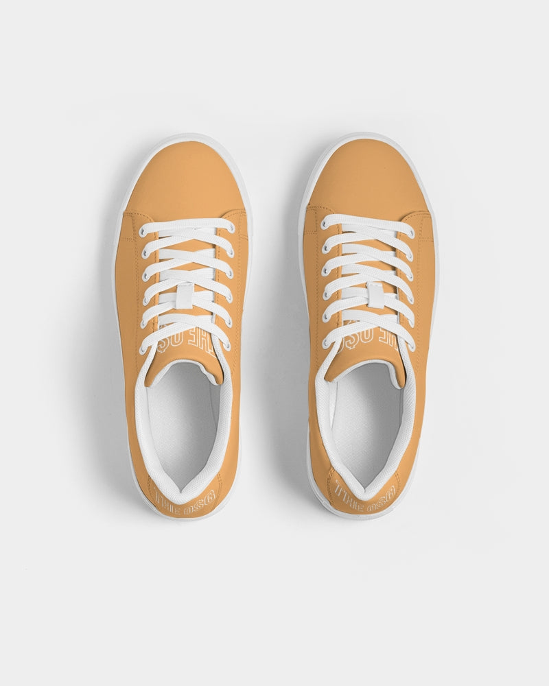 Mellow Yellow Ladies Faux-Leather Sneakers