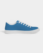 Load image into Gallery viewer, Ladies Sky Blu. Faux-Leather Sneakers
