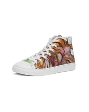 Load image into Gallery viewer, Cherry Blossoms Mens Hightop Canvas Shoes
