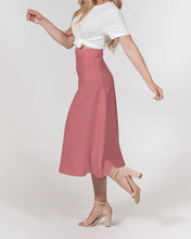 Load image into Gallery viewer, Pink Purée A-Line Midi Skirt
