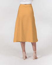 Load image into Gallery viewer, Mellow Yellow A-Line Midi Skirt
