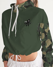 Load image into Gallery viewer, O$G Bear Camo Ladies Cropped Hoodie
