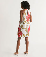 Load image into Gallery viewer, Hibiscus Chains Halter Dress
