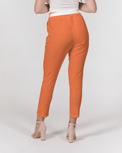 Load image into Gallery viewer, Orange Smile Belted Tapered Pants
