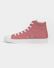 Load image into Gallery viewer, Ladies Pink Purée Hightop Canvas Shoes
