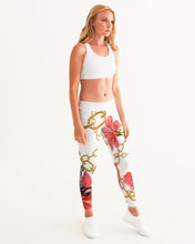 Load image into Gallery viewer, Hibiscus Chains Leggings
