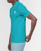 Load image into Gallery viewer, Aqua Polo3 Mens Slim Fit Short Sleeve Polo
