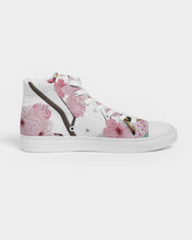 Load image into Gallery viewer, Cherry Blossoms Mens Hightop Canvas Shoes
