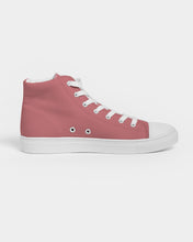 Load image into Gallery viewer, Ladies Pink Purée Hightop Canvas Shoes
