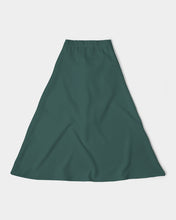 Load image into Gallery viewer, Forrest Green A-Line Midi Skirt
