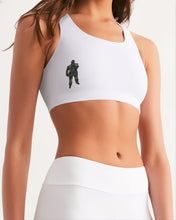 Load image into Gallery viewer, O$G Bear Camo White Seamless Sports Bra
