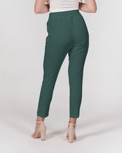 Load image into Gallery viewer, Forrest Green Belted Tapered Pants
