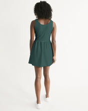 Load image into Gallery viewer, Forrest Green Skater Dress
