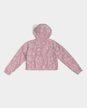 Load image into Gallery viewer, Pretty Pink Ladies Cropped Hoodie
