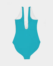 Load image into Gallery viewer, Aqua One-Piece Swimsuit
