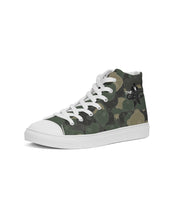 Load image into Gallery viewer, O$G Bear Camo Ladies Hightop Canvas Shoes
